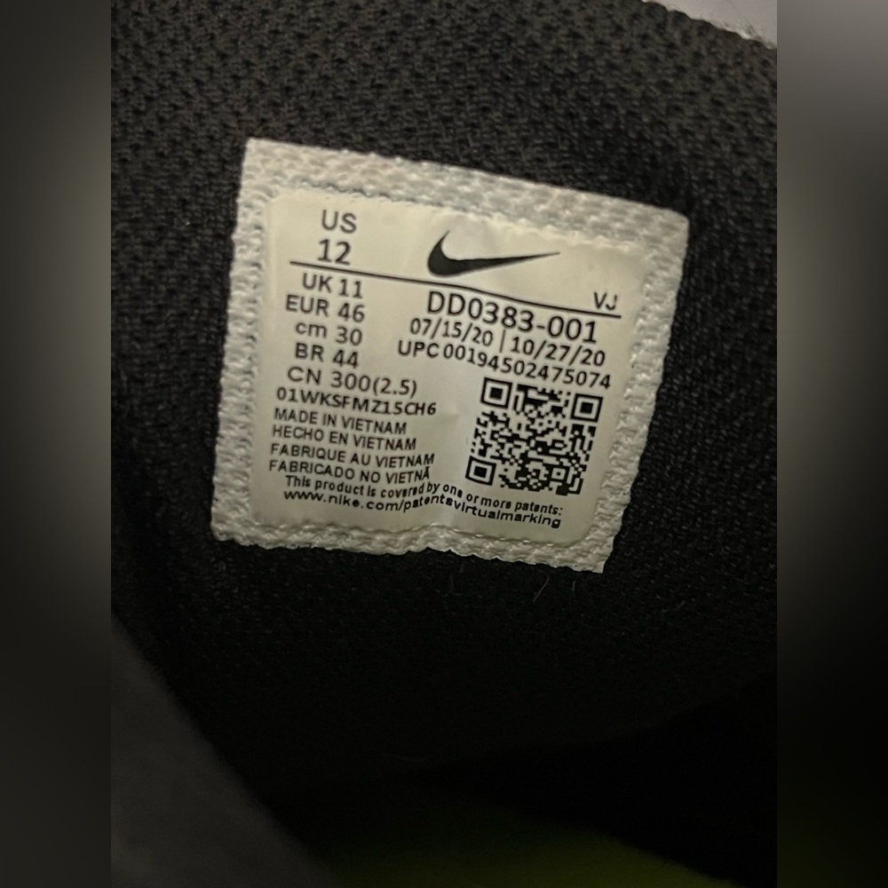 Nike Air Max 90 M2Z2 Recycled Wool Pack - Size 12 - Black Electric Green - Picture 16 of 16